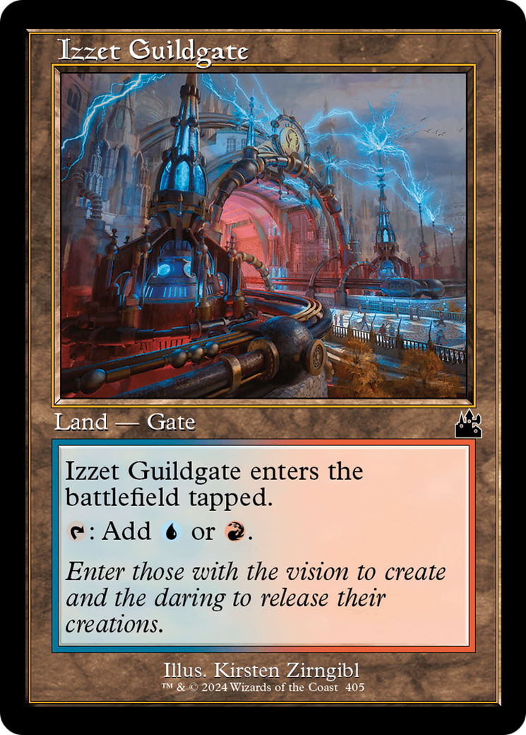 Izzet Guildgate (Retro Frame) [Ravnica Remastered] | Jack's On Queen