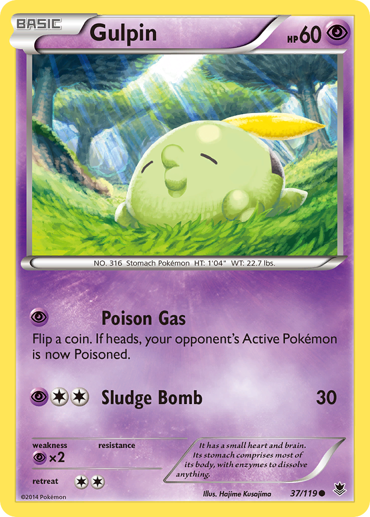 Gulpin (37/119) [XY: Phantom Forces] | Jack's On Queen