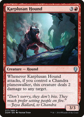 Karplusan Hound [Dominaria] | Jack's On Queen