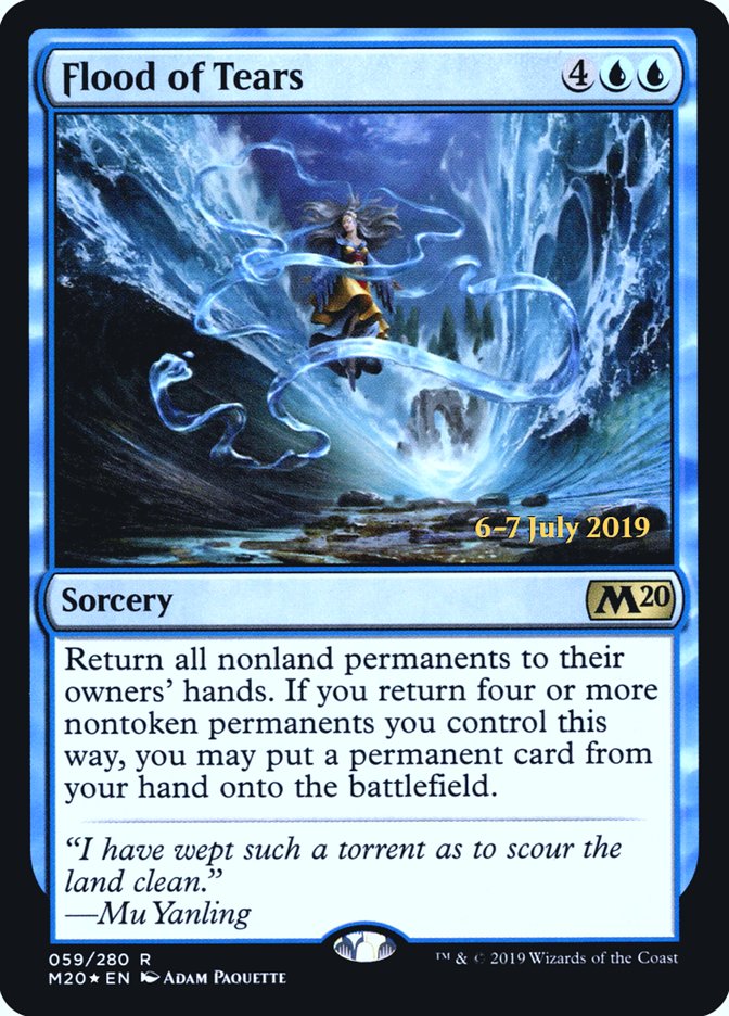 Flood of Tears  [Core Set 2020 Prerelease Promos] | Jack's On Queen