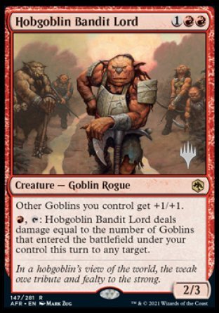 Hobgoblin Bandit Lord (Promo Pack) [Dungeons & Dragons: Adventures in the Forgotten Realms Promos] | Jack's On Queen