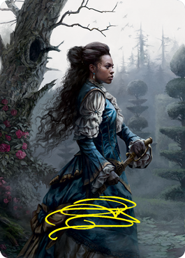 Mina Harker Art Card (Gold-Stamped Signature) [Innistrad: Crimson Vow Art Series] | Jack's On Queen