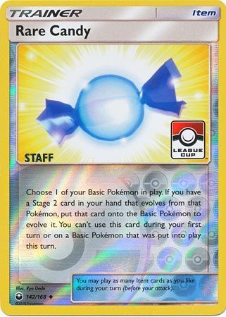 Rare Candy (142/168) (League Promo Staff) [Sun & Moon: Celestial Storm] | Jack's On Queen