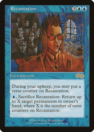 Recantation [Urza's Saga] | Jack's On Queen