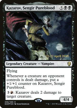 Kazarov, Sengir Pureblood [Dominaria Promos] | Jack's On Queen