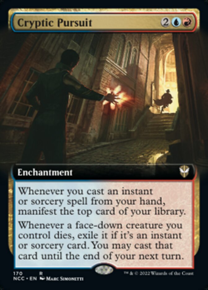 Cryptic Pursuit (Extended Art) [Streets of New Capenna Commander] | Jack's On Queen