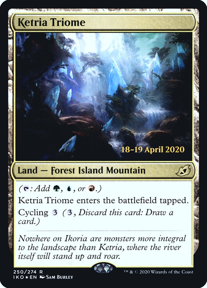 Ketria Triome  [Ikoria: Lair of Behemoths Prerelease Promos] | Jack's On Queen