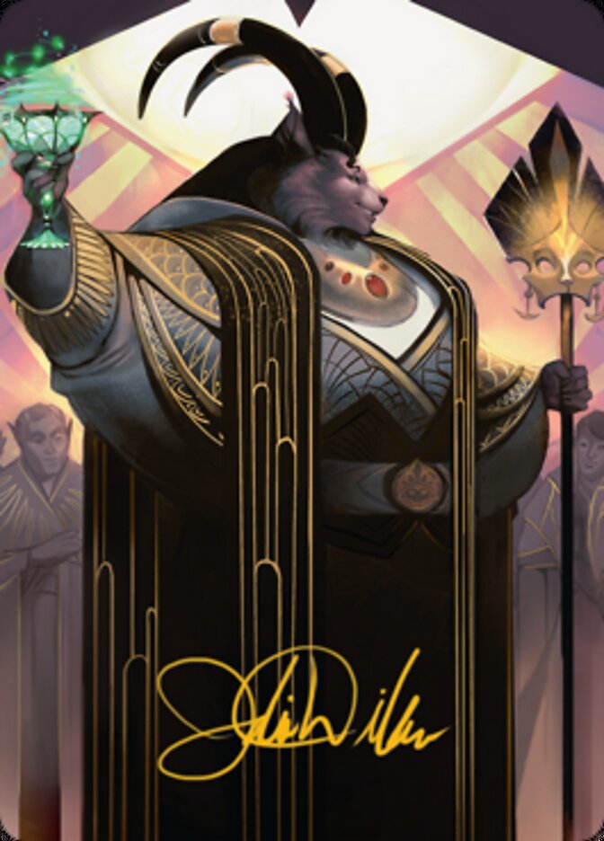 Jetmir, Nexus of Revels 2 Art Card (Gold-Stamped Signature) [Streets of New Capenna Art Series] | Jack's On Queen