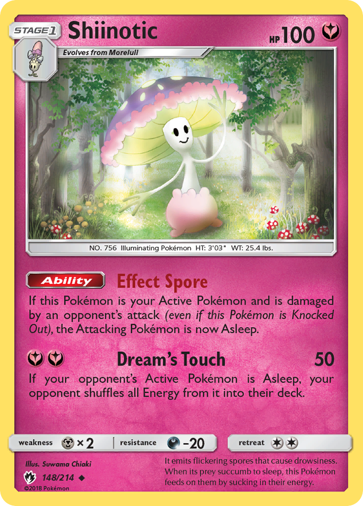 Shiinotic (148/214) [Sun & Moon: Lost Thunder] | Jack's On Queen