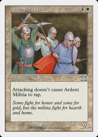 Ardent Militia [Classic Sixth Edition] | Jack's On Queen