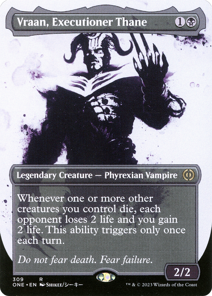 Vraan, Executioner Thane (Borderless Ichor) [Phyrexia: All Will Be One] | Jack's On Queen