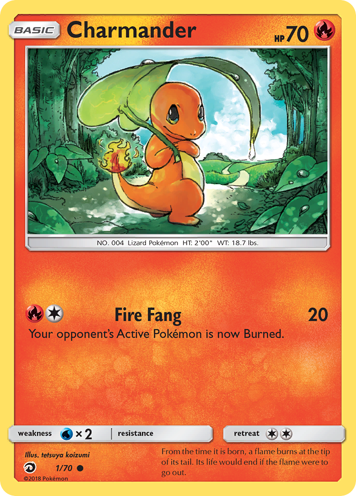 Charmander (1/70) [Sun & Moon: Dragon Majesty] | Jack's On Queen