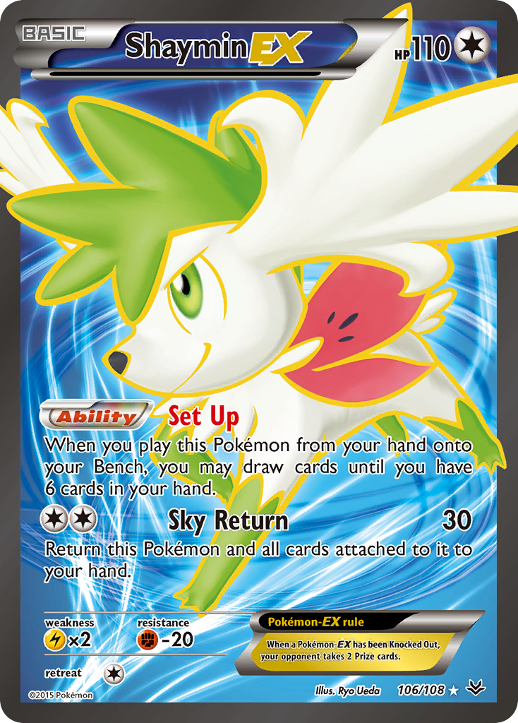 Shaymin EX (106/108) [XY: Roaring Skies] | Jack's On Queen