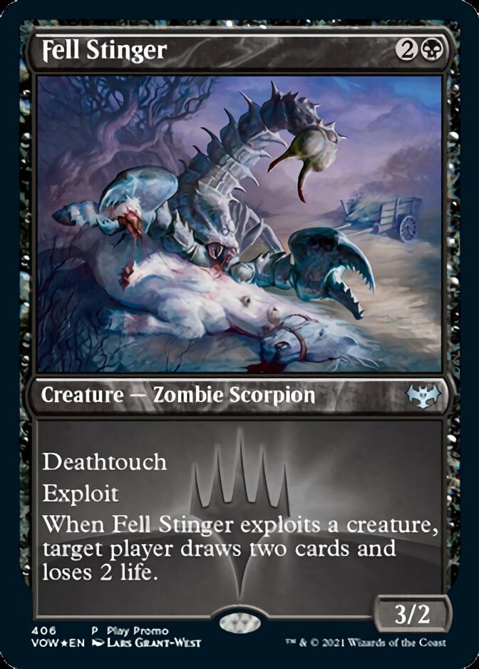 Fell Stinger (Play Promo) [Innistrad: Crimson Vow] | Jack's On Queen