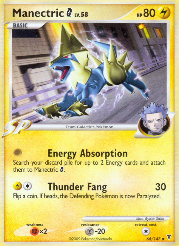 Manectric G (66/147) [Platinum: Supreme Victors] | Jack's On Queen