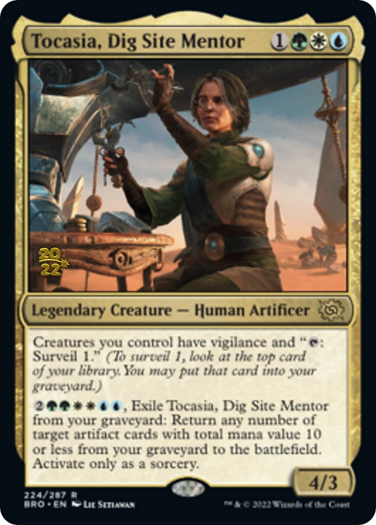 Tocasia, Dig Site Mentor [The Brothers' War: Prerelease Promos] | Jack's On Queen