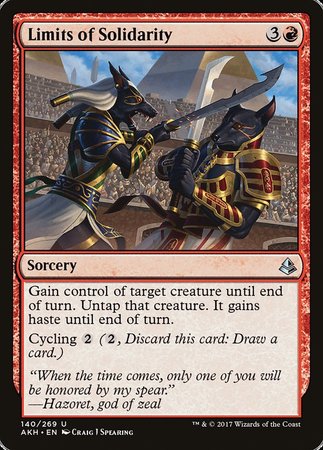 Limits of Solidarity [Amonkhet] | Jack's On Queen