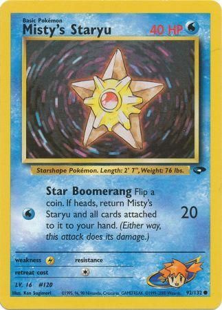 Misty's Staryu (92/132) [Gym Challenge Unlimited] | Jack's On Queen