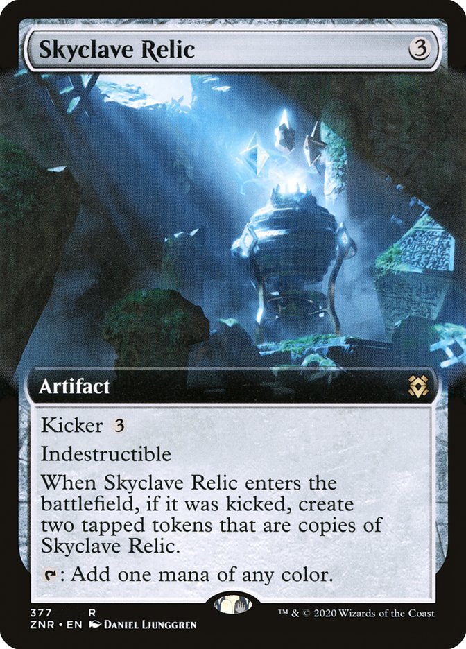 Skyclave Relic (Extended Art) [Zendikar Rising] | Jack's On Queen