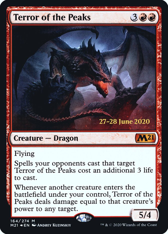 Terror of the Peaks  [Core Set 2021 Prerelease Promos] | Jack's On Queen