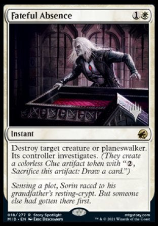 Fateful Absence (Promo Pack) [Innistrad: Midnight Hunt Promos] | Jack's On Queen