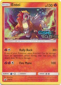 Entei (SM219) (Staff Prerelease Promo) [Sun & Moon: Black Star Promos] | Jack's On Queen