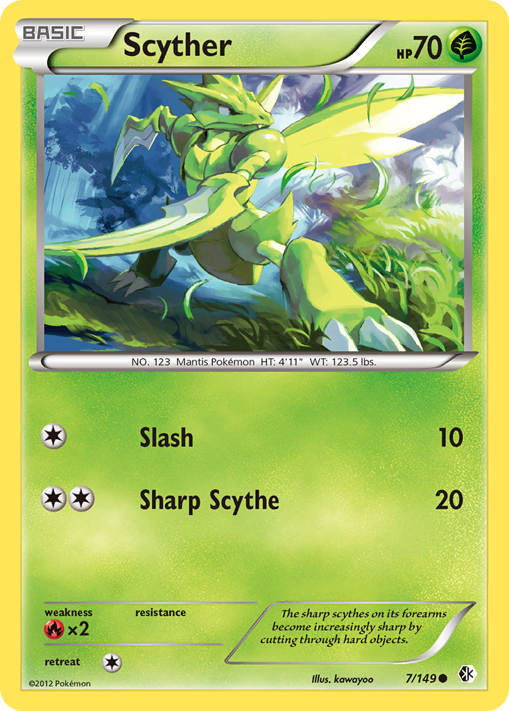 Scyther (7/149) [Black & White: Boundaries Crossed] | Jack's On Queen