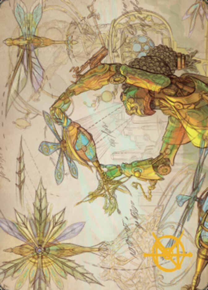 Inspiring Statuary Art Card (Gold-Stamped Signature) [The Brothers' War Art Series] | Jack's On Queen