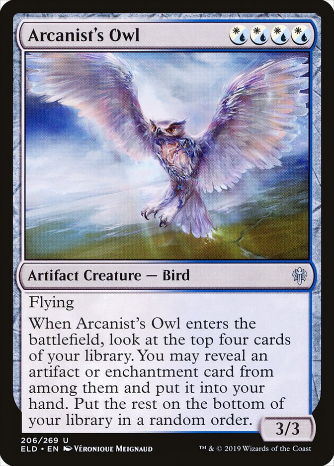 Arcanist's Owl [Throne of Eldraine] | Jack's On Queen