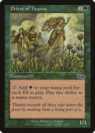 Priest of Titania [Urza's Saga] | Jack's On Queen