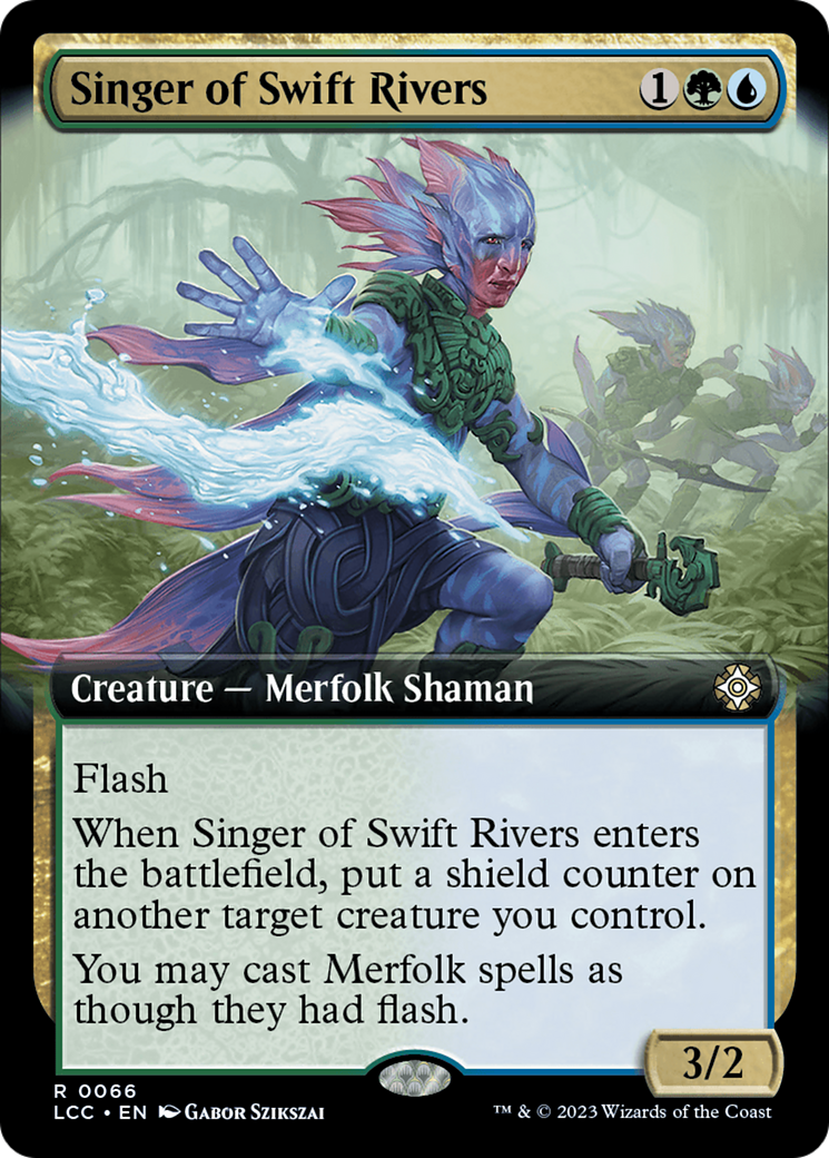 Singer of Swift Rivers (Extended Art) [The Lost Caverns of Ixalan Commander] | Jack's On Queen