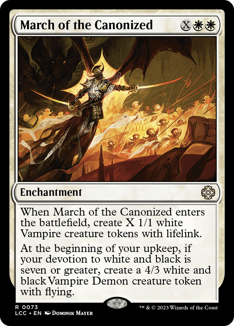 March of the Canonized [The Lost Caverns of Ixalan Commander] | Jack's On Queen