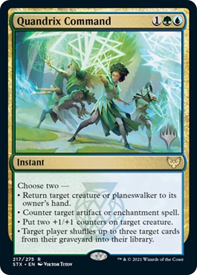 Quandrix Command (Promo Pack) [Strixhaven: School of Mages Promos] | Jack's On Queen