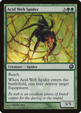 Acid Web Spider [Scars of Mirrodin] | Jack's On Queen