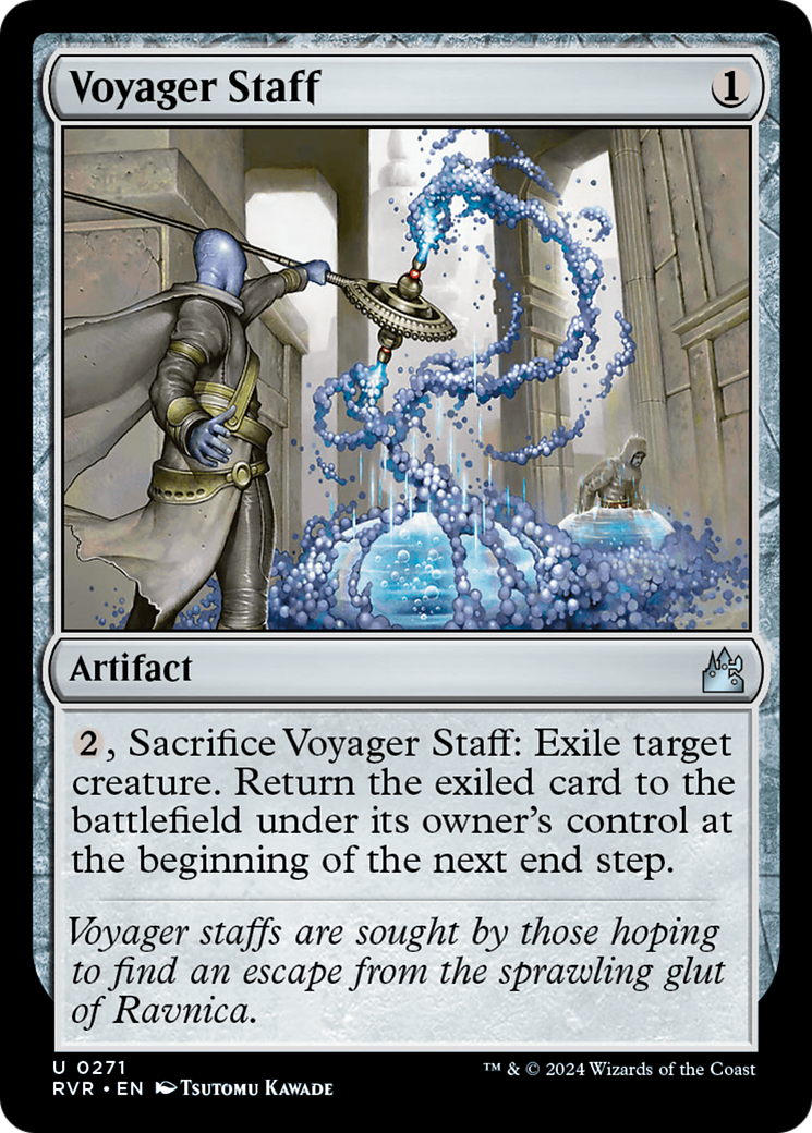 Voyager Staff [Ravnica Remastered] | Jack's On Queen