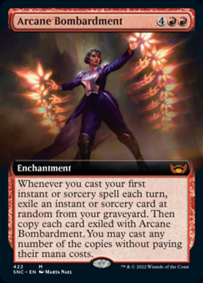 Arcane Bombardment (Extended Art) [Streets of New Capenna] | Jack's On Queen