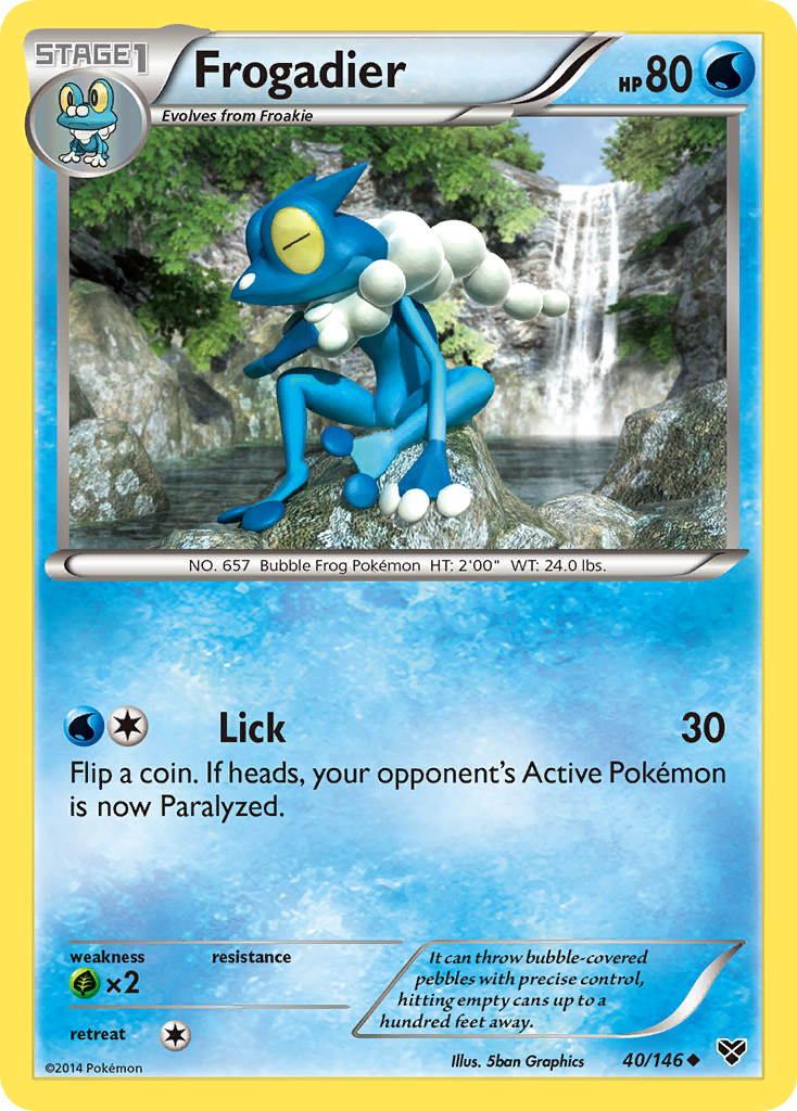 Frogadier (40/146) [XY: Base Set] | Jack's On Queen