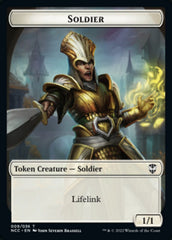 Soldier (09) // Cat Beast Double-sided Token [Streets of New Capenna Commander Tokens] | Jack's On Queen