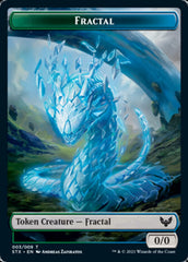 Elemental // Fractal Token [Strixhaven: School of Mages Tokens] | Jack's On Queen