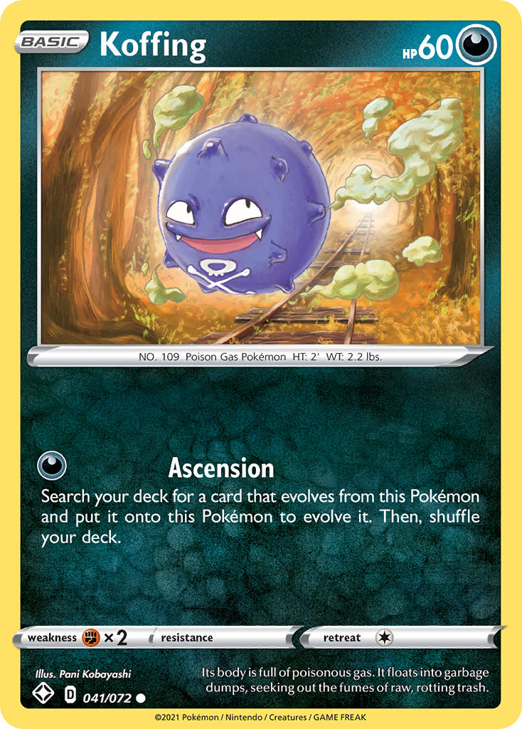 Koffing (041/072) [Sword & Shield: Shining Fates] | Jack's On Queen