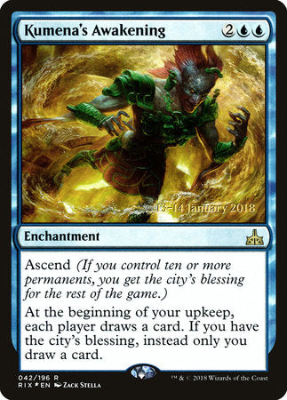 Kumena's Awakening [Rivals of Ixalan Promos] | Jack's On Queen