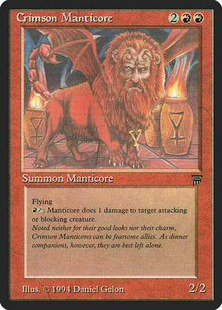 Crimson Manticore [Legends] | Jack's On Queen