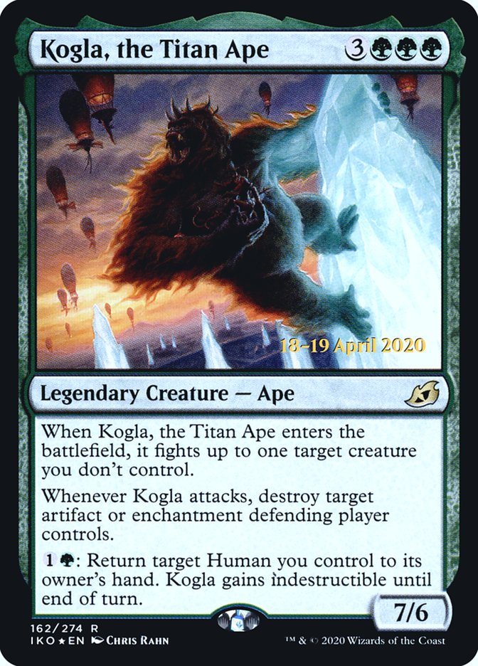 Kogla, the Titan Ape  [Ikoria: Lair of Behemoths Prerelease Promos] | Jack's On Queen