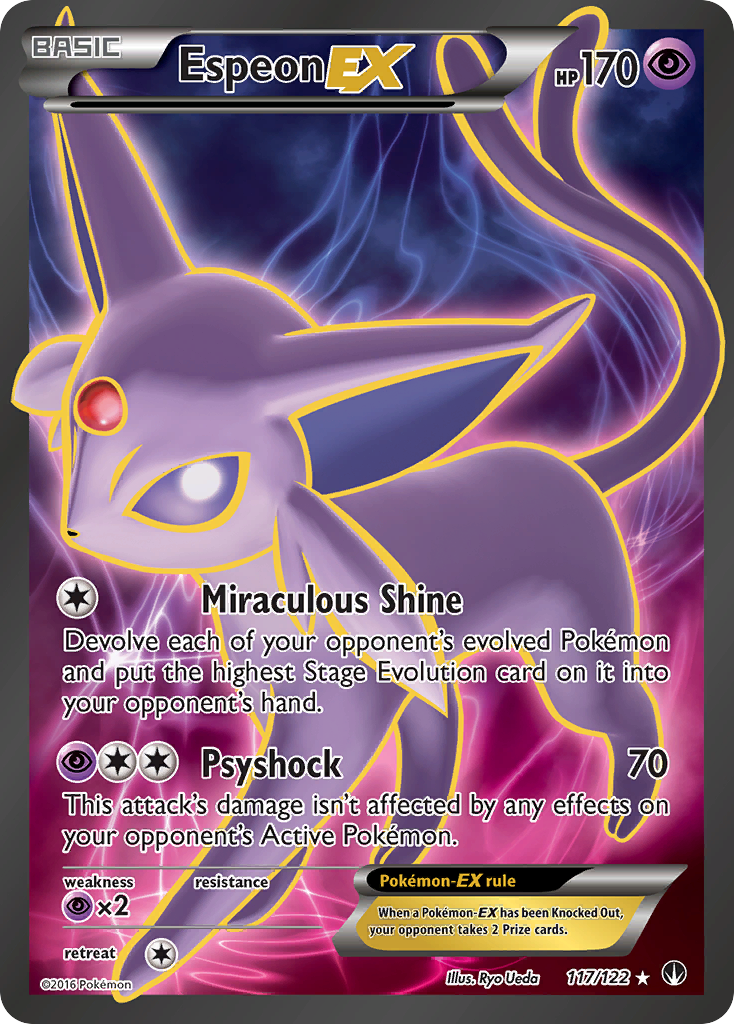 Espeon EX (117/122) [XY: BREAKpoint] | Jack's On Queen