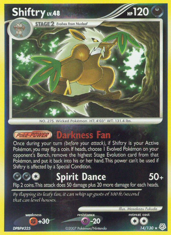 Shiftry (14/130) [Diamond & Pearl: Base Set] | Jack's On Queen
