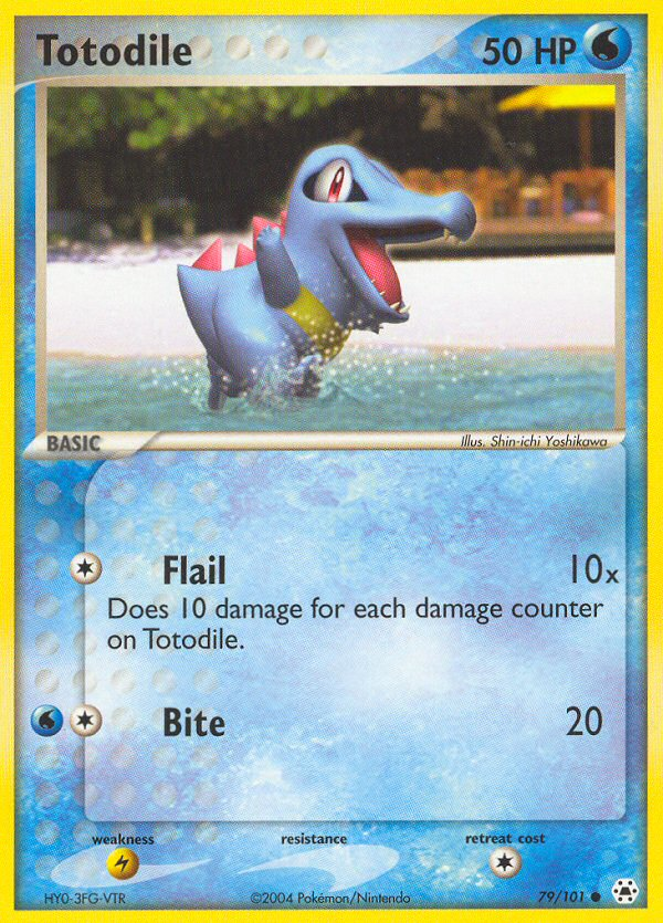 Totodile (79/101) [EX: Hidden Legends] | Jack's On Queen