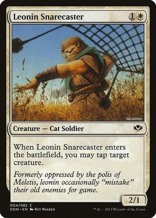 Leonin Snarecaster [Duel Decks: Speed vs. Cunning] | Jack's On Queen