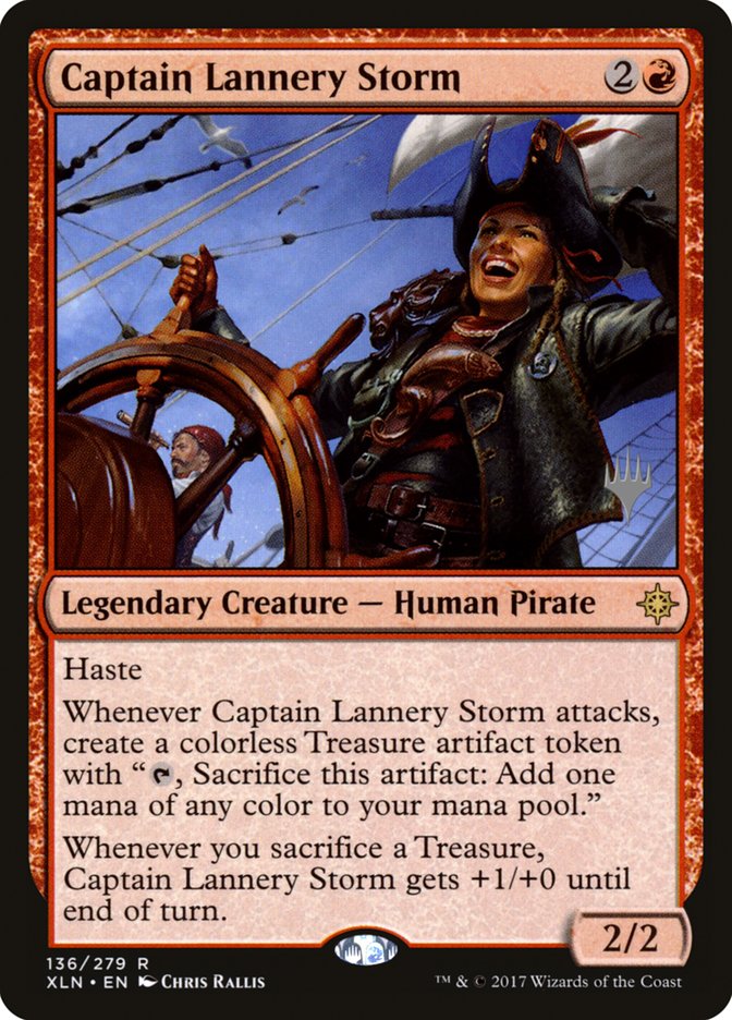 Captain Lannery Storm (Promo Pack) [Ixalan Promos] | Jack's On Queen