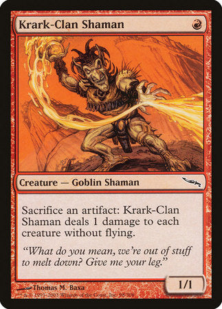 Krark-Clan Shaman [Mirrodin] | Jack's On Queen