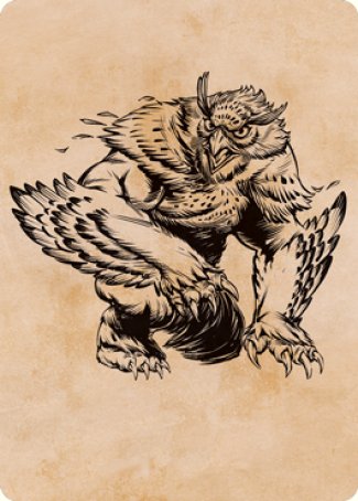 Owlbear (Showcase) Art Card [Dungeons & Dragons: Adventures in the Forgotten Realms Art Series] | Jack's On Queen